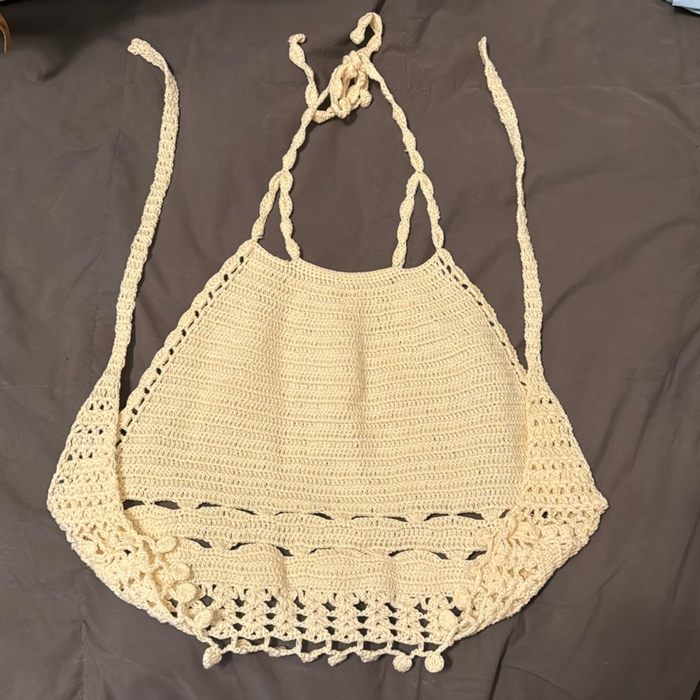 Women’s crochet tie top